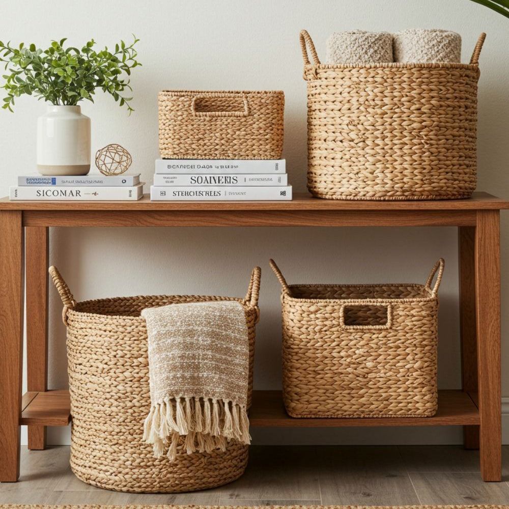 Blog cover image showcasing Joywing Studio’s organic home collection with natural textures and warm, mindful styling