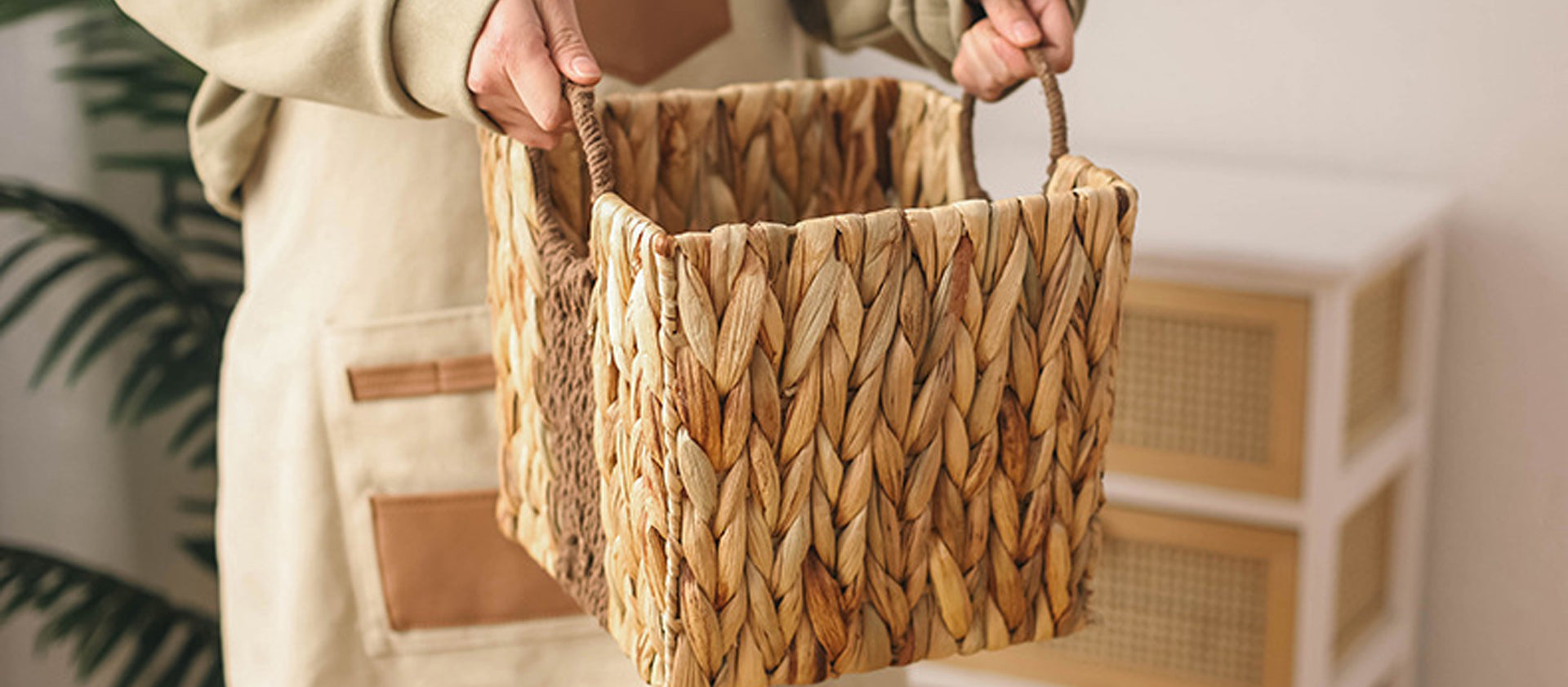 Hero banner showing Joywing Studio’s blend of traditional craftsmanship and modern design using natural materials and artisan techniques